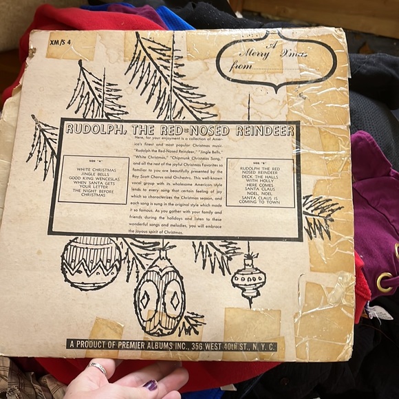 Vintage Rudolph the Red Nosed Reindeer record - Picture 2 of 4